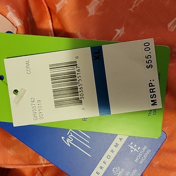 NWT: Guy Harvey Performance Printed Polo Shirt - Picture 9 of 11